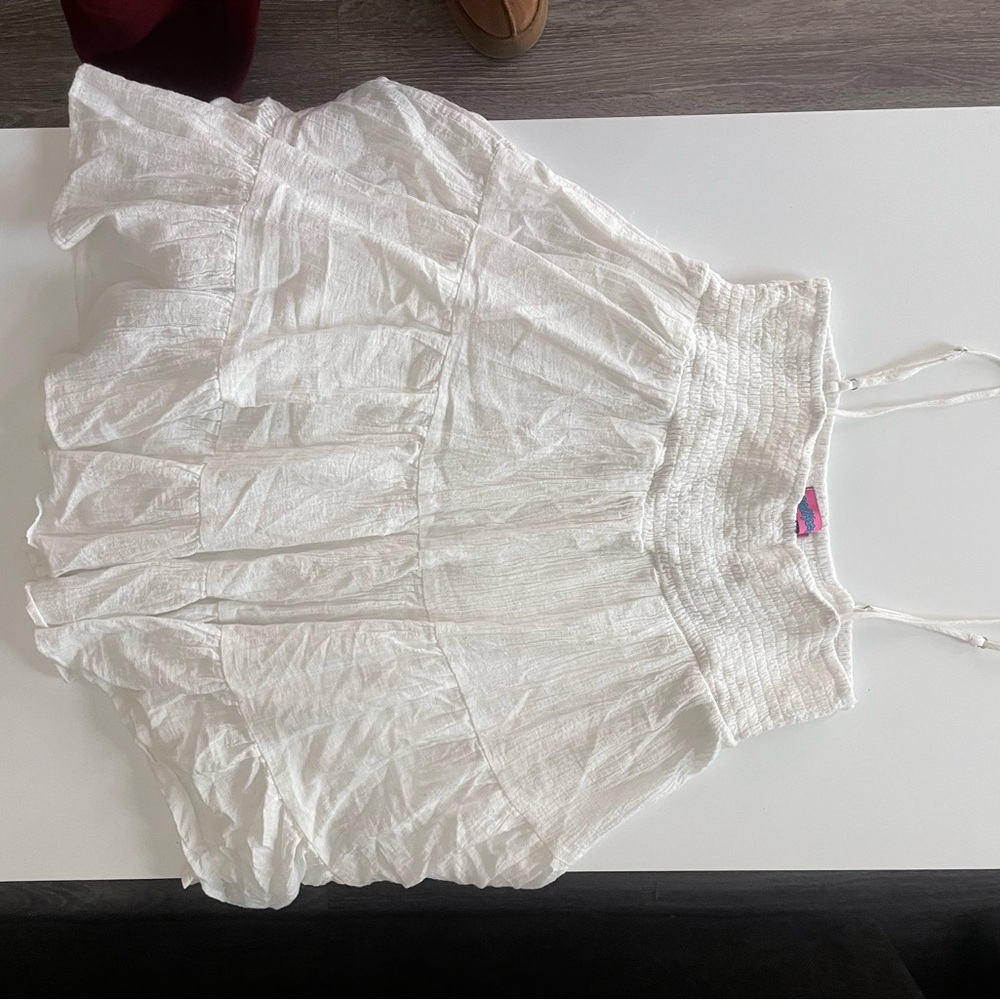 Edikted White Ivory Oversized Mini Dress